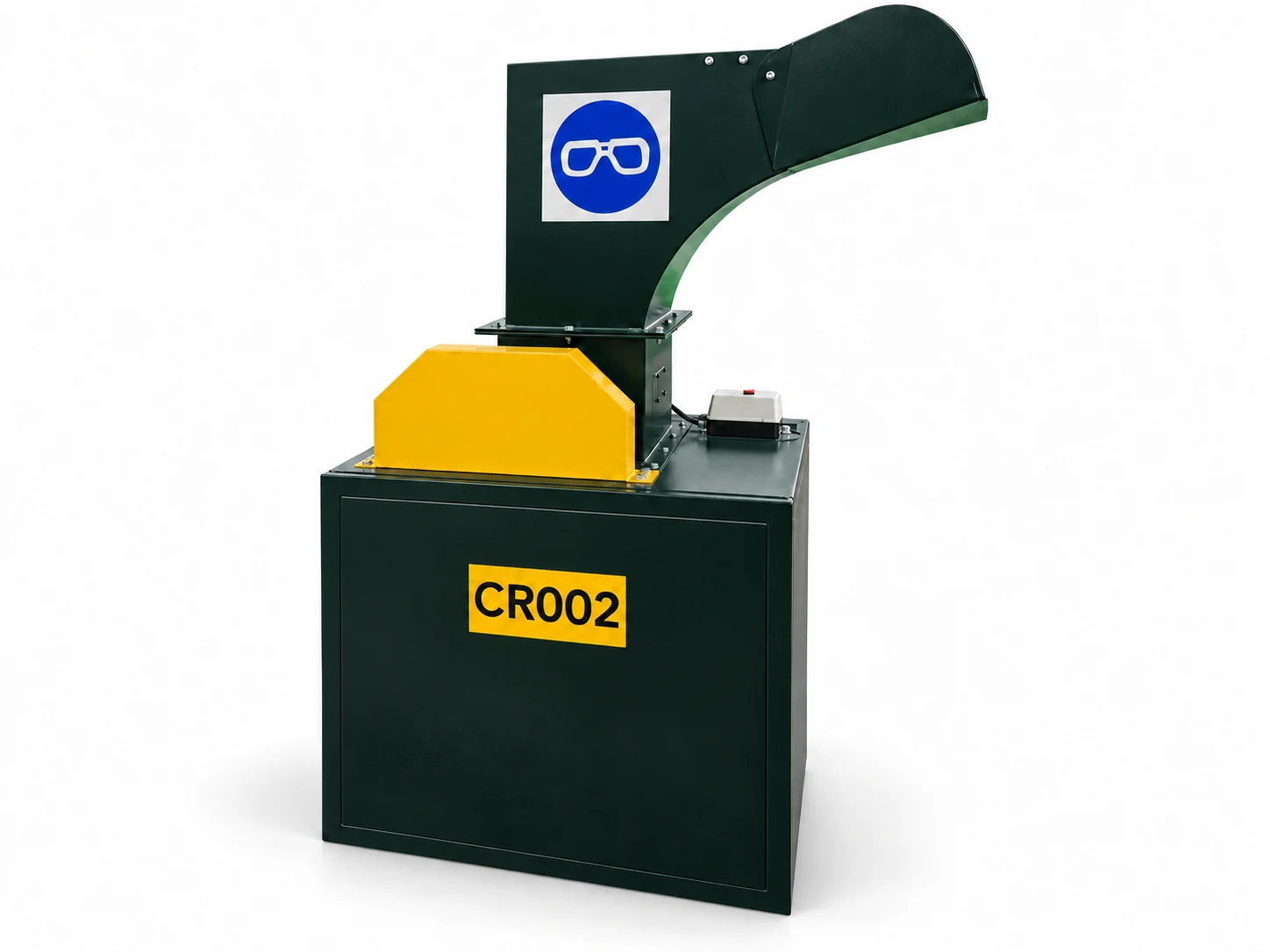 CR002 Glass Crusher: current Sustainable Tech equipment illustration.