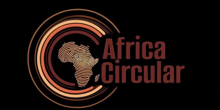 Copper-toned Africa Circular logo adaptation by Marshall, shown as a retained animation still.