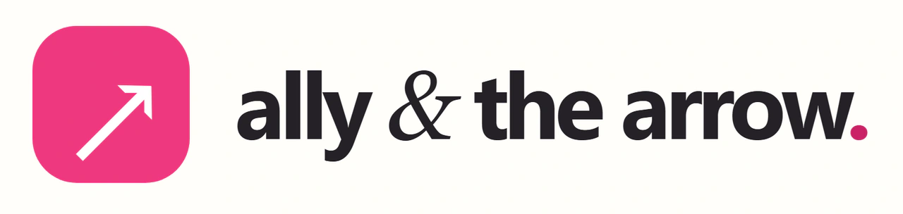 Ally & The Arrow logo designed by Marshall.