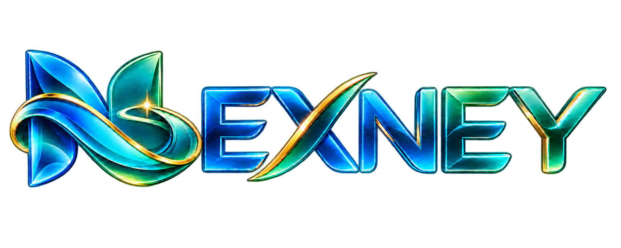 Nexney logo designed by Marshall.
