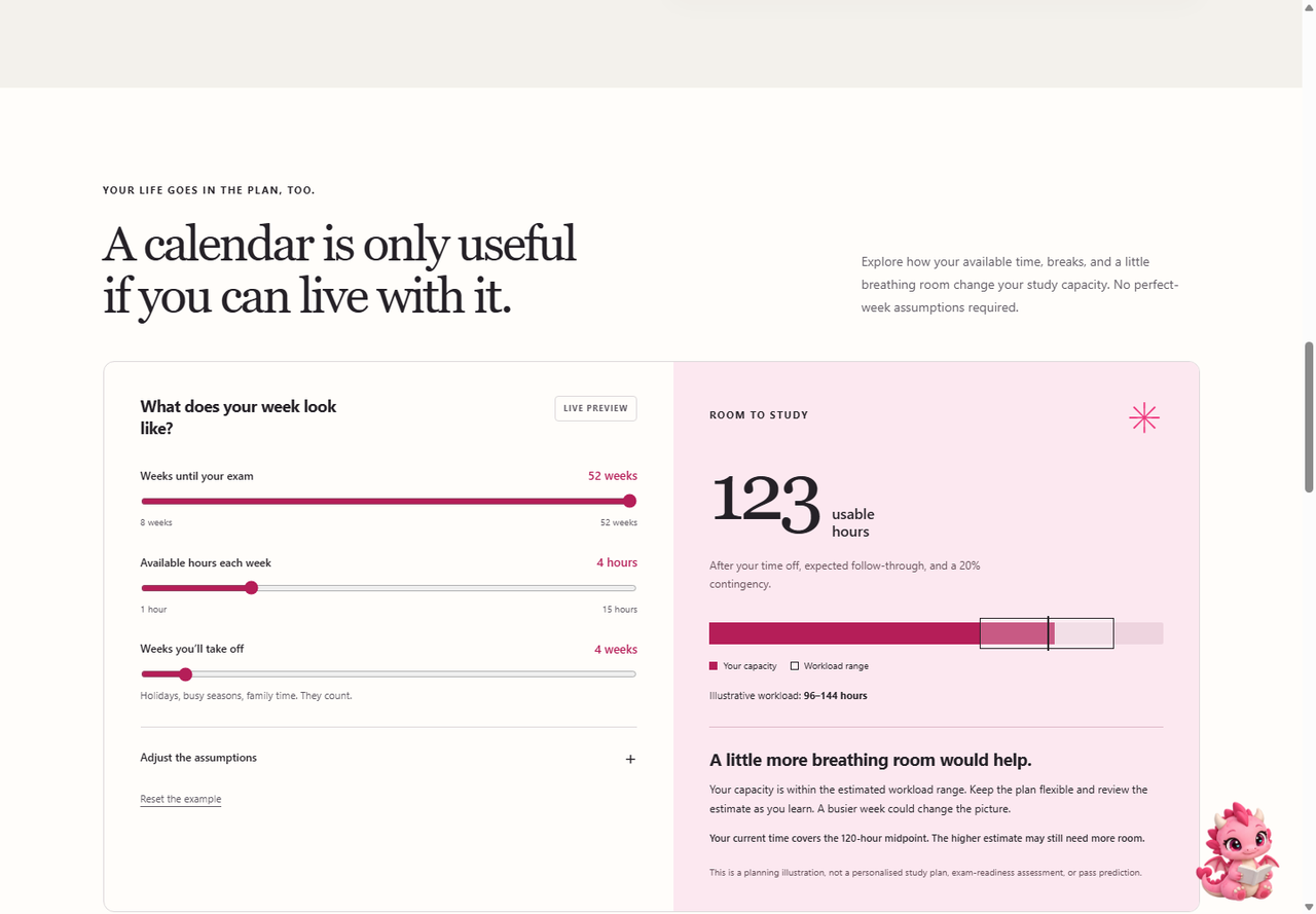 Ally and The Arrow’s adjustable public study planner